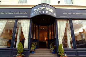 Sandyfor Hotel Entrance